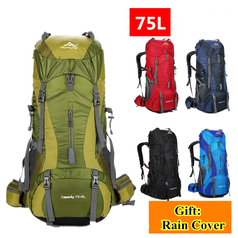 75L Mannen Vrouwen Outdoor Wan - Rain Cover Backpack recensie en prijs