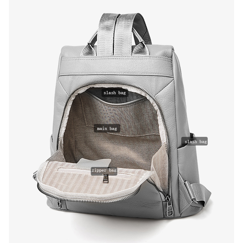 FOXER Echt lederen rugzak voor - Travel Backpack Anti Theft recensie en prijs